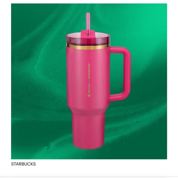 Stanley x Starbucks Berry Glitter Pink New Release! 40 oz